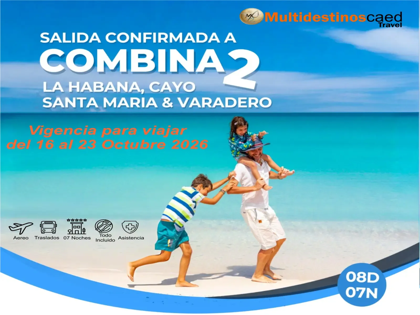 Salida Confirmado La Haban Sta Maria Varadero 16 al 23 Oct26 reducido.webp